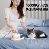 海尔（Haier）除螨仪家用床上手持非无线双拍打HZ-C602F 外线杀菌除螨 太空舱旋风