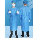 一次性医用隔离衣大褂型防护服 背开式防液体防护衣