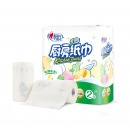 心相印卷纸/厨房卷纸 吸油吸水厨房用纸 75节*2卷纸巾 加厚擦手纸 食品接触级