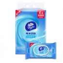 维达(Vinda) 湿巾 RO纯水湿巾80片*4包 带盖保湿装 纯水洁肤 母婴可用 卫生湿巾 婴儿可用湿纸巾