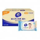 维达(Vinda) 湿巾 婴儿湿巾80片*6包（带盖保湿装 整箱销售）手口湿巾 手口可用 宝宝清洁 安全无刺激 湿纸巾