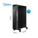 美的（Midea） 电油汀取暖器 家用电暖器 客厅加湿暖气片2200W大功率立体制热卧室油酊烘干衣物 HYW22NA 循环升温
