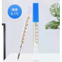 水银体温计大号大刻度家用腋下测人体体温表测量计宽的温度计