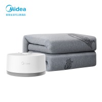 美的（Midea）水暖电热毯单人双人多档调温循环水暖毯床垫电褥子 数显款1.5*2米
