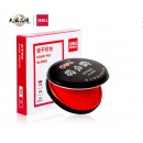 得力(deli)φ89mm金属圆盖财务快干印台印泥 办公用品 红色9859