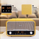 飞利浦（PHILIPS）TAM6208O/93蓝牙音箱CD播放机高保真功放音响发烧复古收音机CD音响一体机-琥珀黄