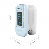 海尔 haier 医用血氧仪 蓝牙款指夹式血氧饱和度脉搏检测器 液晶显示 家用便携式 脉氧