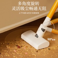 小熊（Bear）无线吸尘器 轻量化立式手持吸尘器 大吸力床上除螨五重过滤 XCQ-B01V1橙色