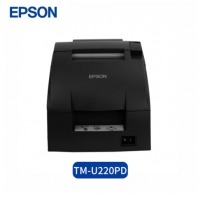 爱普生（EPSON） TM-U220PD 76mm微型针式POS收银超市餐厅小票标签条码打