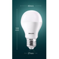 飞利浦（PHILIPS）LED灯泡节能灯泡球泡灯大螺口E27 经济型灯泡9W 6500K 