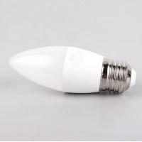FSL佛山照明LED尖泡水晶灯泡节能灯泡5.5W大口E27白光6500K亮晶5只装
