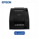 爱普生（EPSON） TM-U220PD 76mm微型针式POS收银超市餐厅小票标签条码打印机 不带切刀 并口