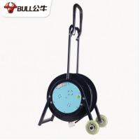 公牛(BULL) GN-805D 移动电缆电线卷线盘/带轮盘线轴地拖绕线盘拖线盘工程专用 