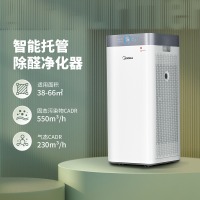 美的（Midea）空气净化器除甲醛 家用净化器除菌除PM2.5除异味 京东小家智能 极地白