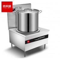 喜莱盛商用单头平头炉12KW 0.5米锅/桶 酒店学校食堂炒菜煮水大功率锅灶台XLS-XCL12DP