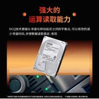 东芝（TOSHIBA） 机械硬盘 台式机硬盘 SATA接口 3.5英寸 2TB【7200转
