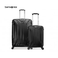 Samsonite/新秀丽拉杆箱男女通用行李箱飞机轮旅行箱时尚轻盈TS7*09003黑色20+28英寸组合套装