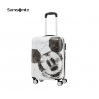 samsonite/新秀丽拉杆箱迪士尼卡通密码箱可托运男女行李箱万向轮旅行箱 AF9*65005 白色（米奇）24英寸