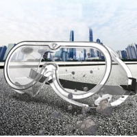 海氏海诺艾暖 医用护目镜隔离眼罩 封闭型防唾沫飞溅骑行防雾防尘防护眼罩男女通用可戴眼镜