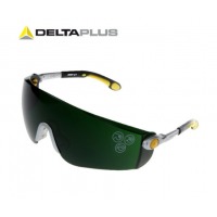 代尔塔 DELTAPLUS 101012电焊护目镜 防雾防刮擦焊工眼镜T5黑色 1副装