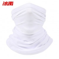 冰禹 BYly-184 夏季户外骑行围脖 摩托车防风面罩 白色薄款