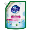 超能植萃低泡洗衣液1kg袋装洁净柔护天然椰油温和不刺激自然清香 【2斤装】1kg*1袋