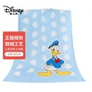 迪士尼（Disney）毛巾纯棉割绒柔软毛圈 唐老鸭粉嫩婴儿童浴巾 蓝色 60*120cm