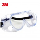 3M 护目镜 劳保防喷溅化学品眼罩 防冲击工地户外防护眼镜  1621AF