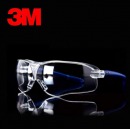 3M 10437护目镜防碎石飞溅抗刮擦外出骑行粉碎打磨户外防护 单付装 透明