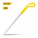 得力（deli）3把装 双面磨齿墙板锯 园林园艺木工锯子户外小手锯 DL580701