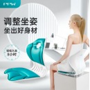 PPW坐垫靠背一体屁垫人体工学腰靠垫办公室靠背护美臀腰正形美姿椅子 绿色