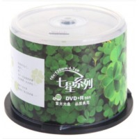 紫光（UNIS）DVD+R 16速 4.7G 七星四叶草 桶装50片 刻录盘