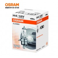 欧司朗(OSRAM) 汽车灯泡 大灯近光灯远光灯卤素灯 H4 长寿型12V (单支装)