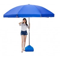 户外遮阳伞大号摆摊伞太阳伞防雨防晒双层折叠广告伞摊位伞商用 双层3.2米