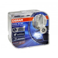 欧司朗（OSRAM）汽车氙气大灯疝气灯泡 D2S CBA【6000K 35W】(对装)