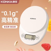 康佳（KONKA）电子秤厨房秤0.1g/5kg高精度家用烘焙克重称商用食品秤