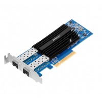 群晖（Synology） NAS专用双端口以太网适配器 10GbE SFP+光口万兆网卡 E10G21-F2