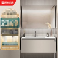 顾家家居（KUKA）浴室柜卫生间洗脸盆卫浴洗脸手盆洗手盆柜组合洗漱台 G-06210A09
