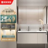顾家家居（KUKA）浴室柜卫生间洗脸盆卫浴洗脸手盆洗手盆柜组合洗漱台 G-06210A10
