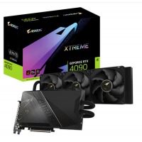 技嘉水雕AORUS GeForce RTX 4090 XTREME WATERFORCE 24G 电竞游戏设计智能学习电脑独立显卡