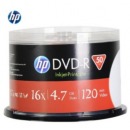惠普（HP） DVD-R可打印 光盘/刻录盘 空白光盘 16速4.7GB 桶装50片