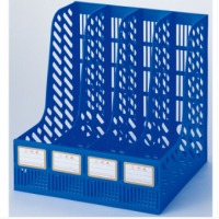 钊盛（ZSSI）ZS-3848四合一资料架/资料框/文件栏308*258*310mm黑色