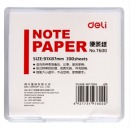 得力（deli） 7600便条纸带盒91_87(白)(盒)