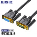 柏森德 DB9串口线 RS232公对母直连延长线 DB九针连接线 10米 BSD-CK-ZGM100