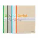 渡边(Gambol)无线装订本经典笔记本 胶装本 记事本 单本装颜色随机 WCN-G5407 A5 40页