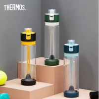 膳魔师（THERMOS） 运动水杯 大容量 带刻度户 TCSC-660 不夜蓝