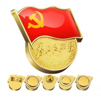 优和 党徽 胸章 5个装