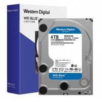 西部数据 台式机机械硬盘 WD Blue 西数蓝盘 4TB 5400转 256MB SATA CMR (WD40EZAX)