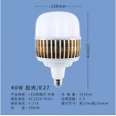 TCL LED防爆灯灯泡 车间仓库工厂房加油站照明灯仓库灯防爆型灯泡 40W防爆灯E27螺口 白光