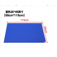 易达 可撕式除尘地垫家用门口脚踏防静电鞋底脚垫兰色65*115CM 30页/本，